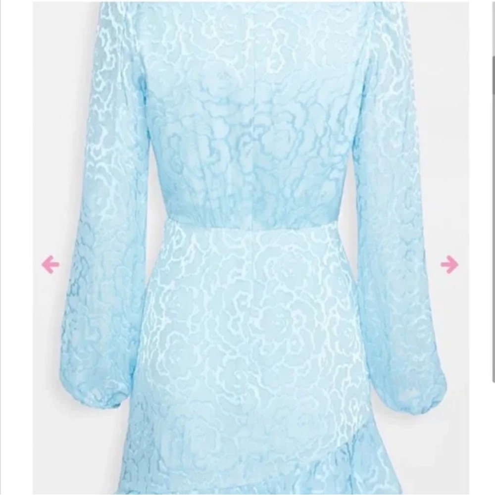 SALONI Women's Alya Short Dress, Ice Blue, 2 - Picture 3 of 8